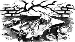 Ilustracija uz priču „Kuća s balkonom“