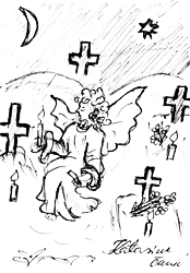 Ilustracija uz priču „Ranjeno srce“