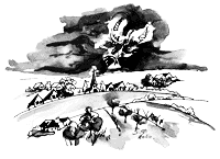 Ilustracija uz priču „I nebo je plakalo...“